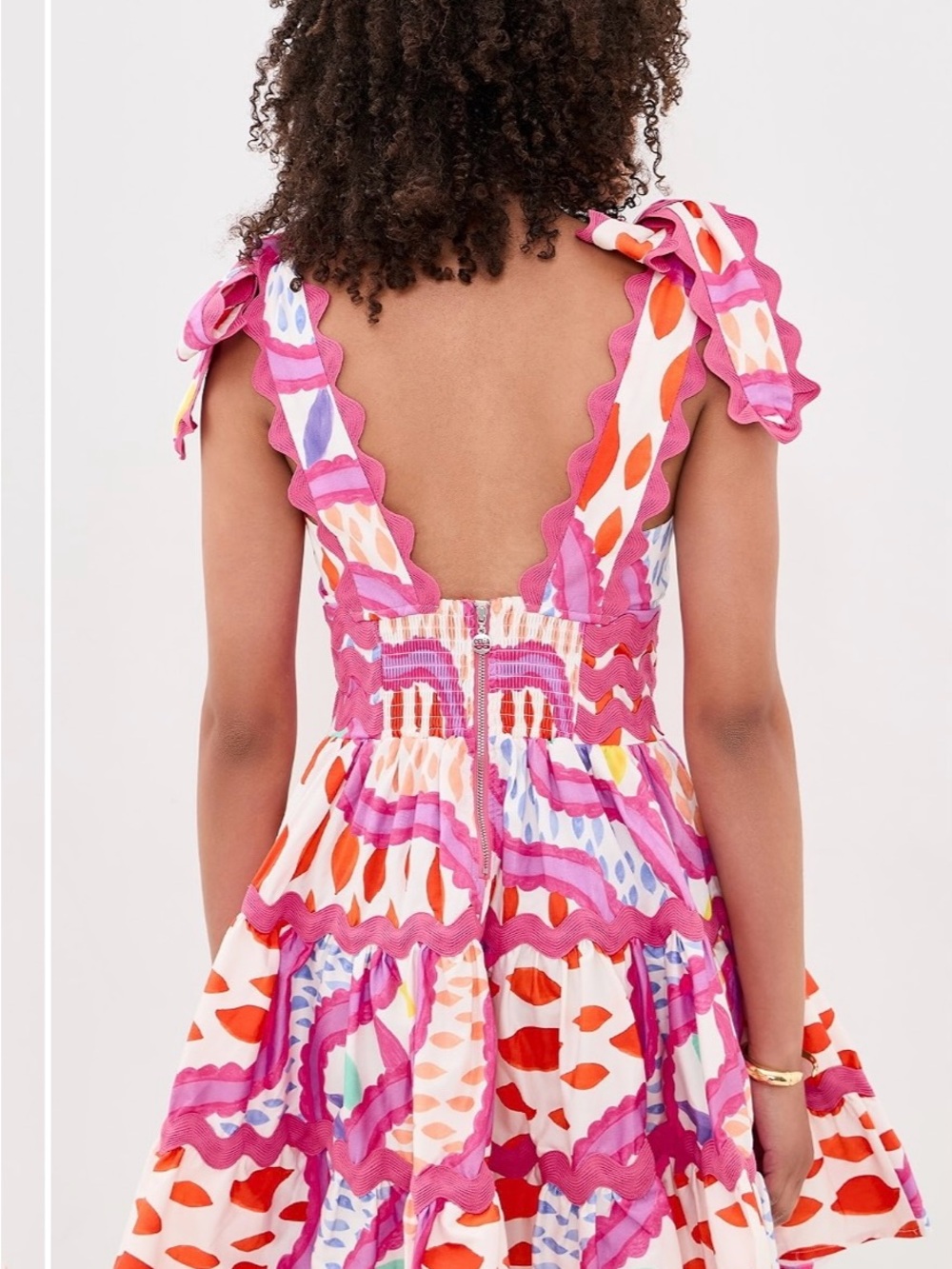 CeliaB Cheli Floreat Multicolor Ruffle Dress - Picture 4 of 9